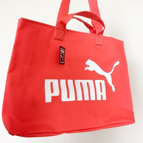 Puma Handbags - Puma Red Harajuku Large Sports Tote Bag Handbag